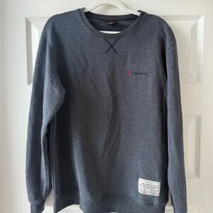 Cresta Men's Dark Gray Crewneck Sweater